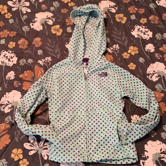 The North Face Other - The North Face girls XS (6) lightweight fleece zip up jacket with hood